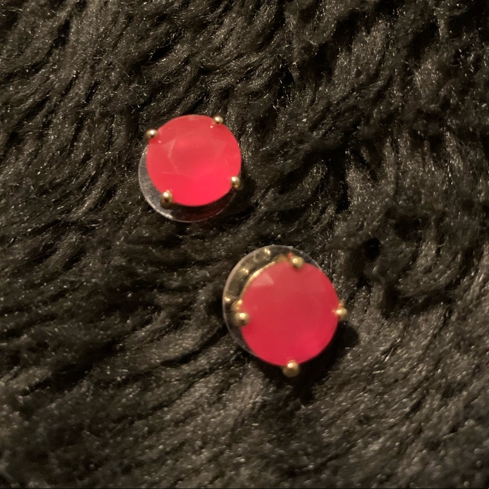 Kate Spade pink studs